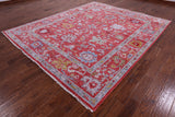 Turkish Oushak Handmade Wool Rug - 8' 1" X 9' 8" - Golden Nile
