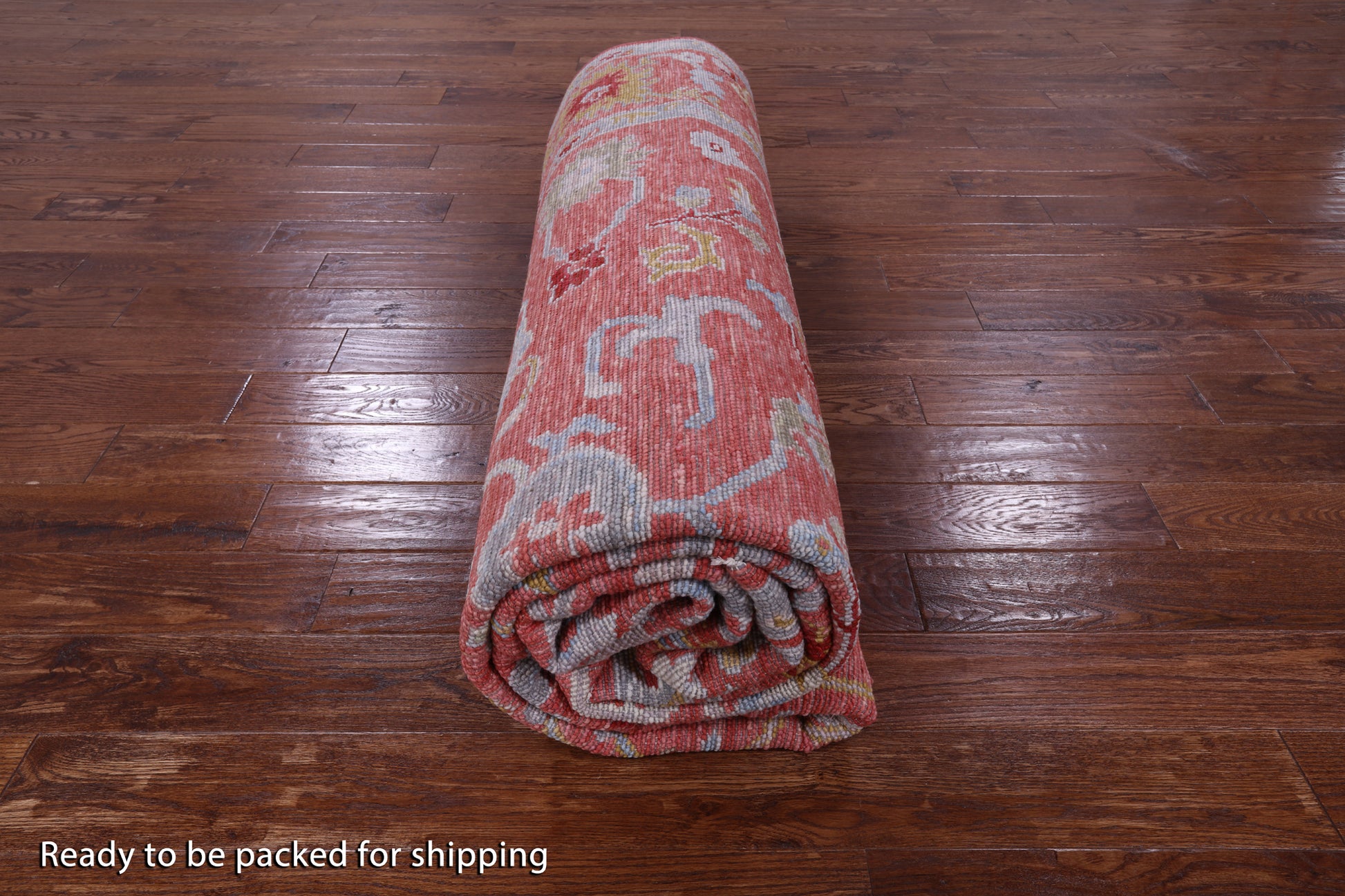 Turkish Oushak Handmade Wool Rug - 9' 1" X 12' 0" - Golden Nile