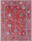 Turkish Oushak Handmade Wool Rug - 9' 1" X 12' 0" - Golden Nile