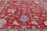 Square Turkish Oushak Hand Knotted Wool Rug - 11' 0" X 11' 0" - Golden Nile