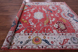 Turkish Oushak Hand Knotted Wool Rug - 8' 5" X 9' 11" - Golden Nile
