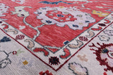 Turkish Oushak Hand Knotted Wool Rug - 8' 5" X 9' 11" - Golden Nile