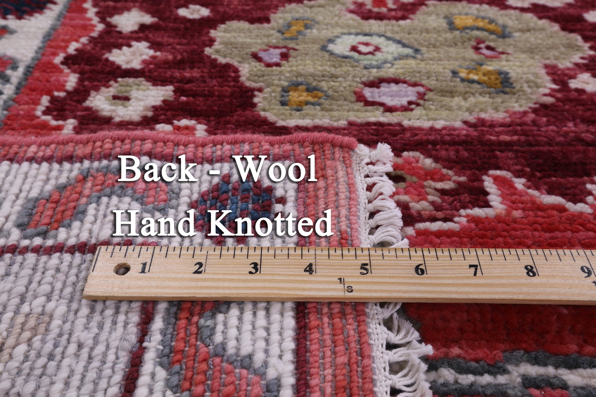 Turkish Oushak Hand Knotted Wool Rug - 8' 5" X 9' 11" - Golden Nile