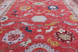 Turkish Oushak Hand Knotted Wool Rug - 12' 3" X 15' 3" - Golden Nile