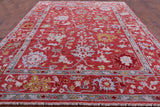Turkish Oushak Hand Knotted Wool Rug - 9' 1" X 12' 0" - Golden Nile