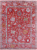 Turkish Oushak Hand Knotted Wool Rug - 9' 1" X 12' 0" - Golden Nile
