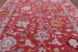 Turkish Oushak Hand Knotted Wool Rug - 9' 1" X 12' 0" - Golden Nile