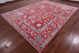Turkish Oushak Hand Knotted Wool Rug - 9' 1" X 12' 0" - Golden Nile