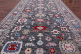 Grey Turkish Oushak Hand Knotted Wool Rug - 10' 4" X 20' 1" - Golden Nile