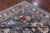Grey Turkish Oushak Hand Knotted Wool Rug - 10' 4" X 20' 1" - Golden Nile