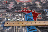 Grey Turkish Oushak Handmade Wool Runner Rug - 3' 11" X 9' 11" - Golden Nile