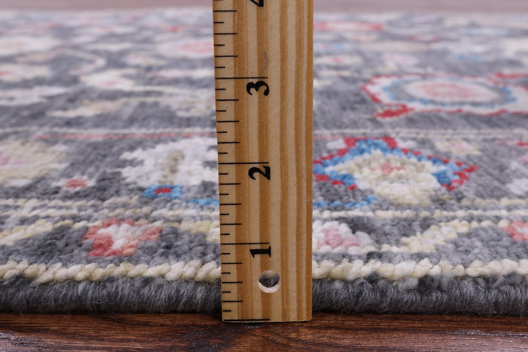 Grey Turkish Oushak Handmade Wool Runner Rug - 3' 11" X 9' 11" - Golden Nile