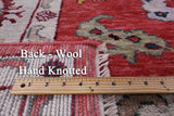 Square Turkish Oushak Hand Knotted Wool Rug - 9' 0" X 9' 0" - Golden Nile