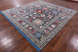 Grey Square Turkish Oushak Hand Knotted Wool Rug - 10' 2" X 10' 2" - Golden Nile