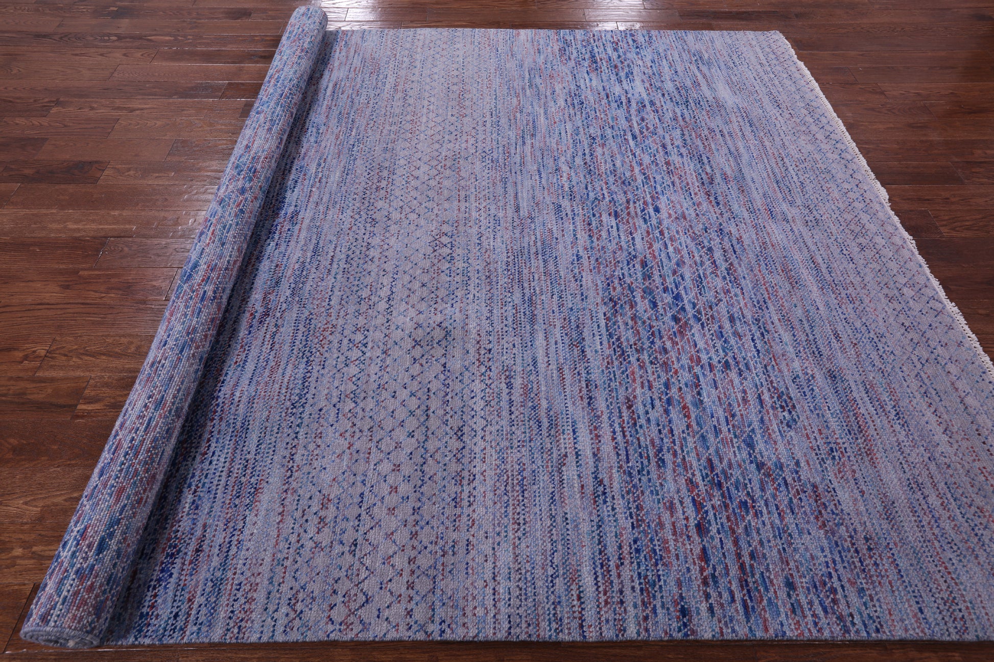Savannah Grass Hand Knotted Wool Rug - 8' 0" X 10' 3" - Golden Nile