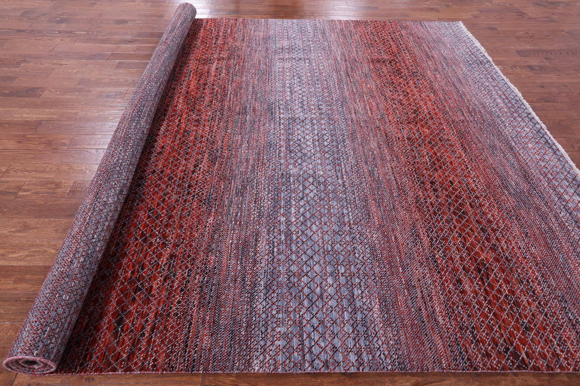 Savannah Grass Hand Knotted Wool Rug - 9' 10" X 13' 10" - Golden Nile