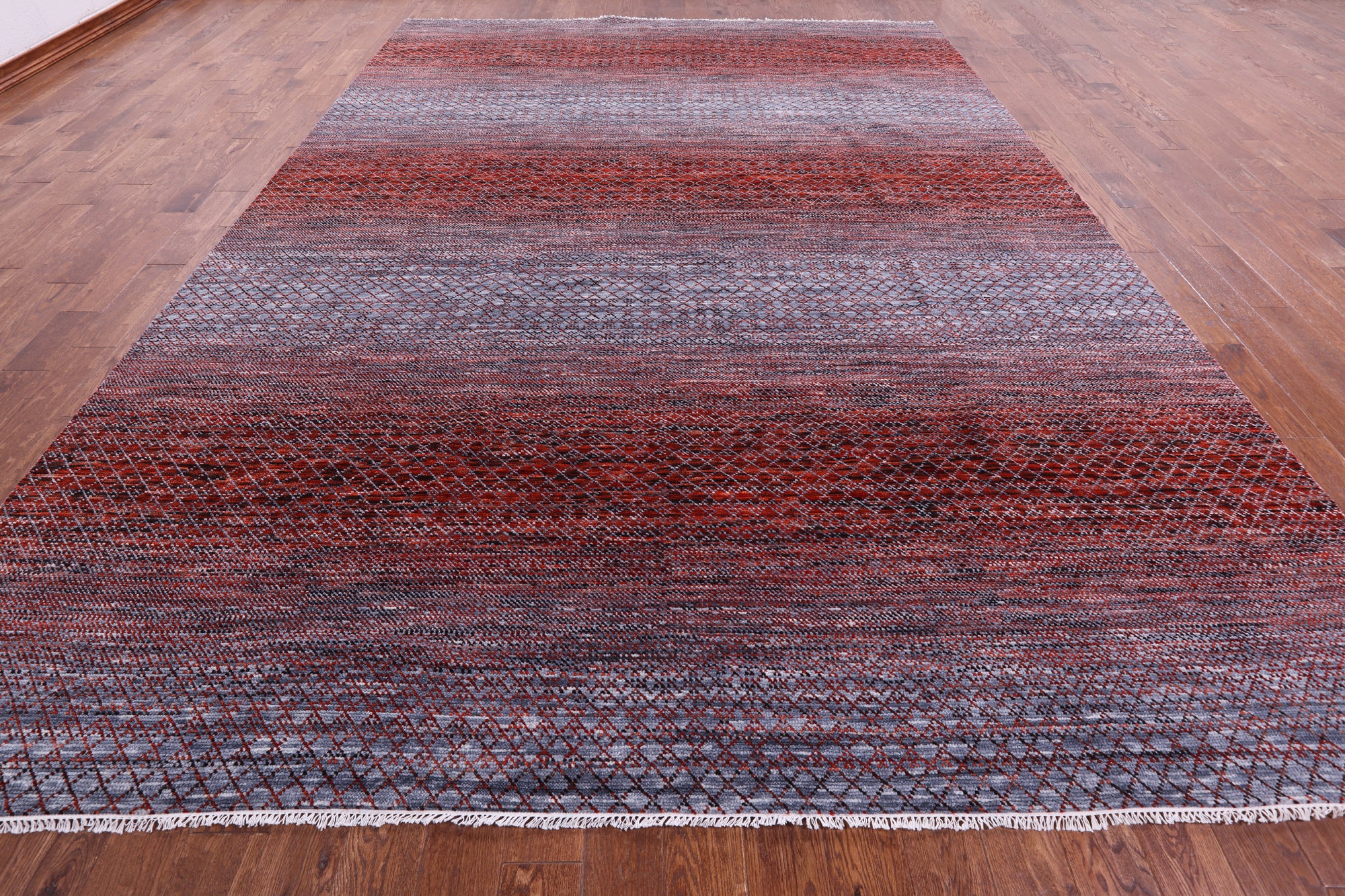 Savannah Grass Hand Knotted Wool Rug - 9' 10" X 13' 10" - Golden Nile