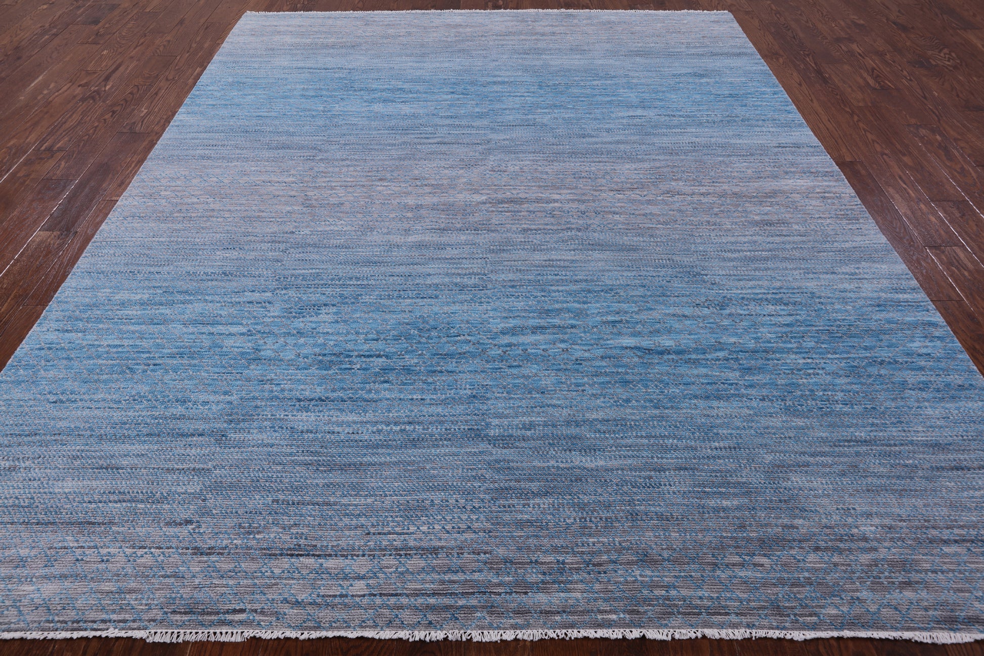 Savannah Grass Hand Knotted Wool Rug - 8' 3" X 10' 1" - Golden Nile