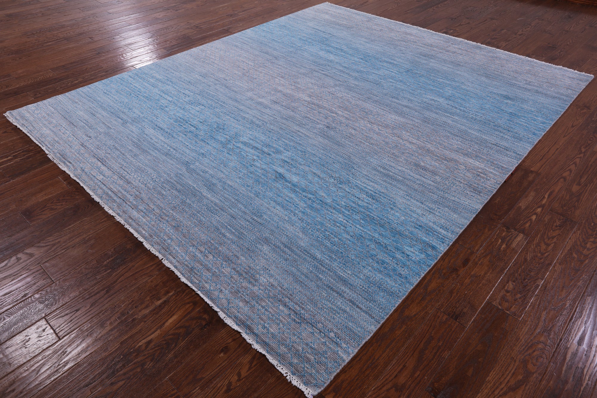 Savannah Grass Hand Knotted Wool Rug - 8' 3" X 10' 1" - Golden Nile