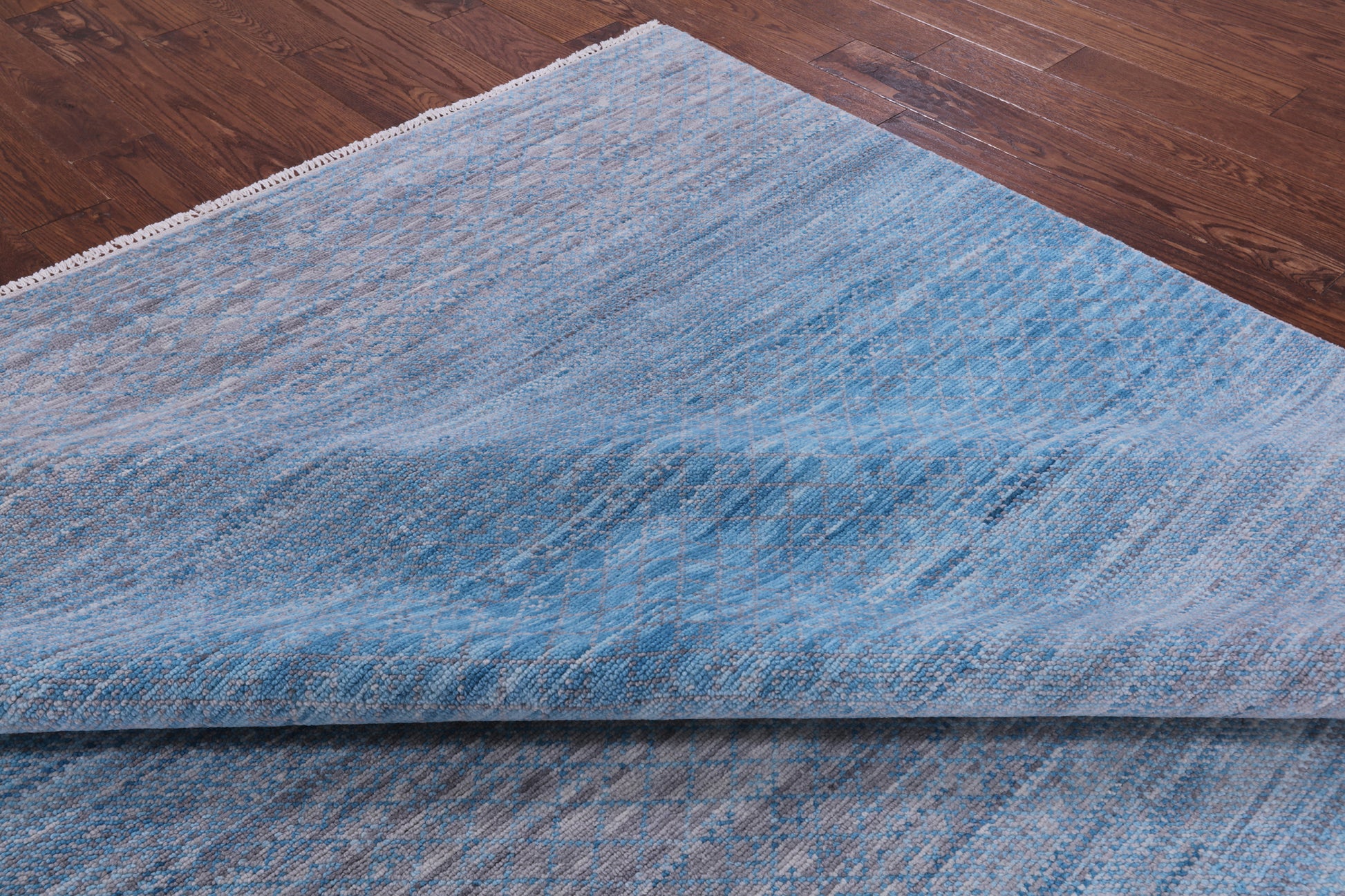 Savannah Grass Hand Knotted Wool Rug - 8' 3" X 10' 1" - Golden Nile