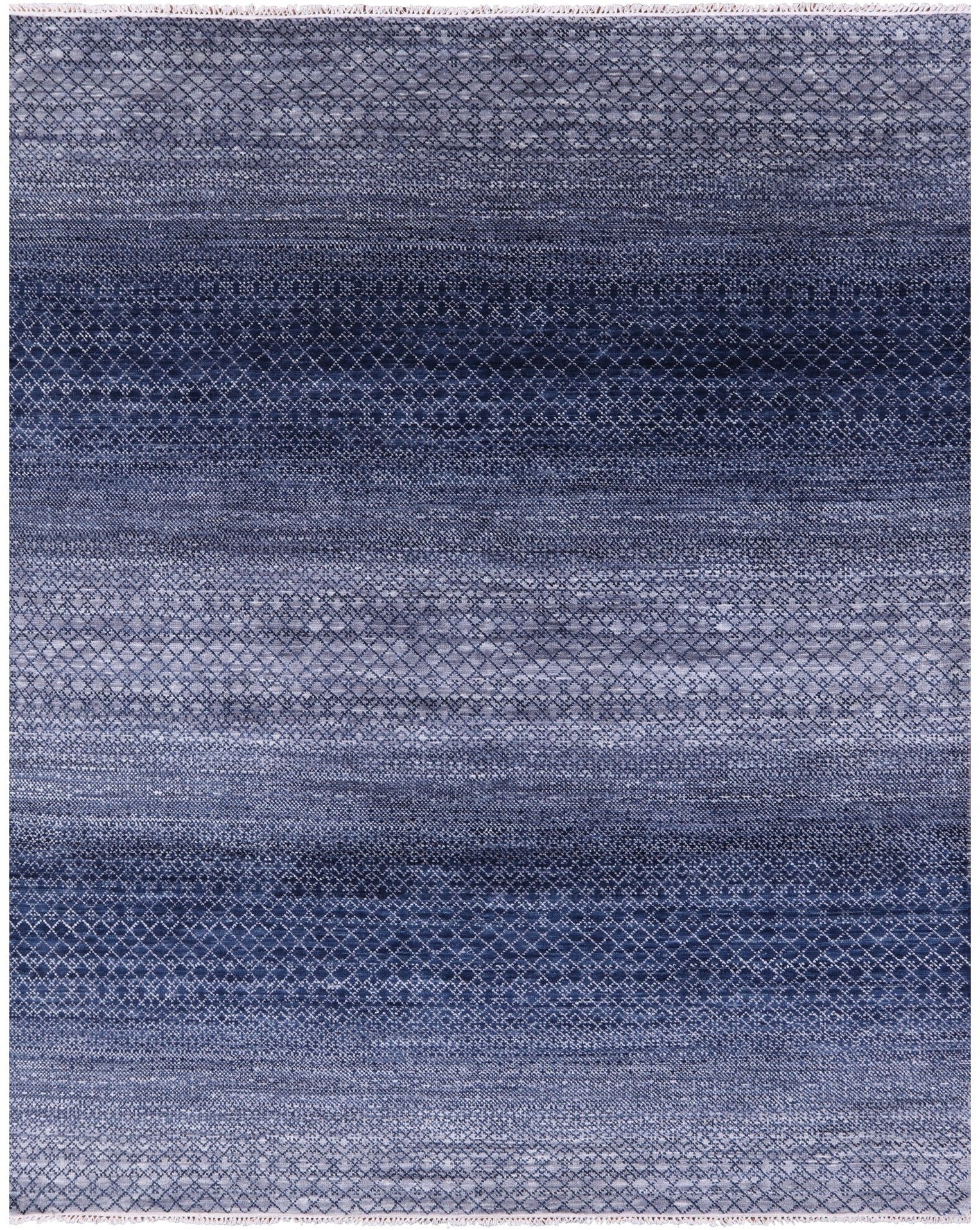 Savannah Grass Hand Knotted Wool Rug - 8' 1" X 9' 10" - Golden Nile