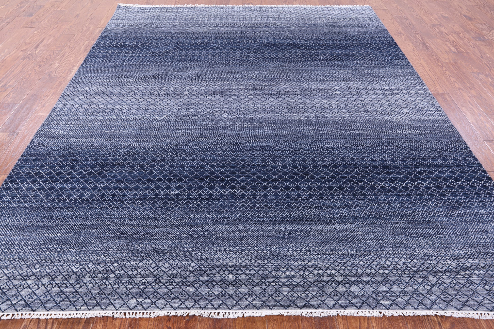 Savannah Grass Hand Knotted Wool Rug - 8' 1" X 9' 10" - Golden Nile