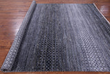 Savannah Grass Hand Knotted Wool Rug - 7' 11" X 10' 1" - Golden Nile