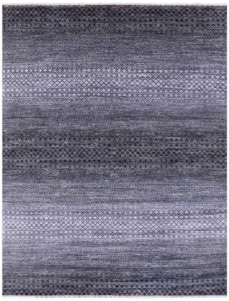 Savannah Grass Hand Knotted Wool Rug - 7' 11" X 10' 1" - Golden Nile