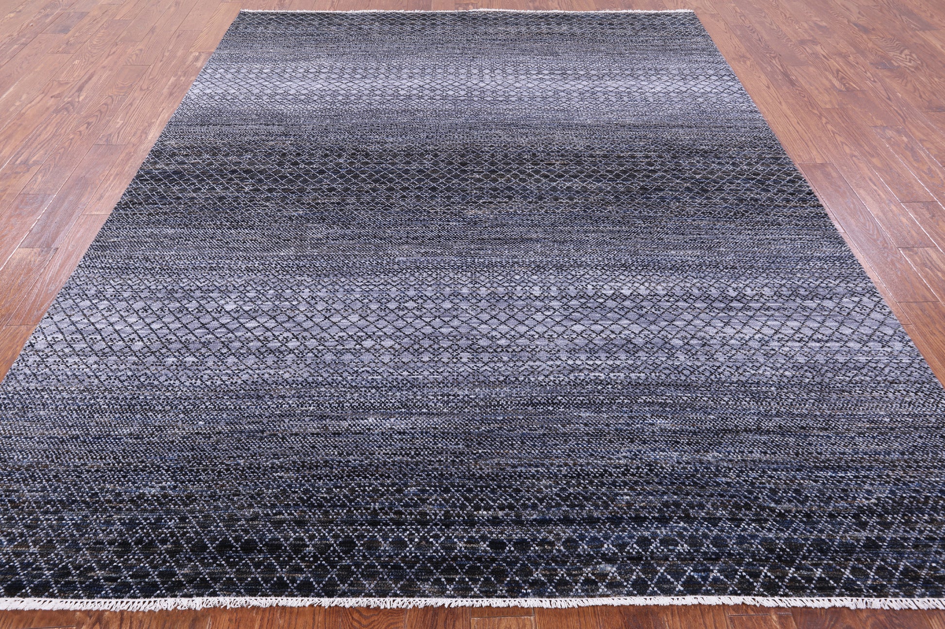 Savannah Grass Hand Knotted Wool Rug - 7' 11" X 10' 1" - Golden Nile