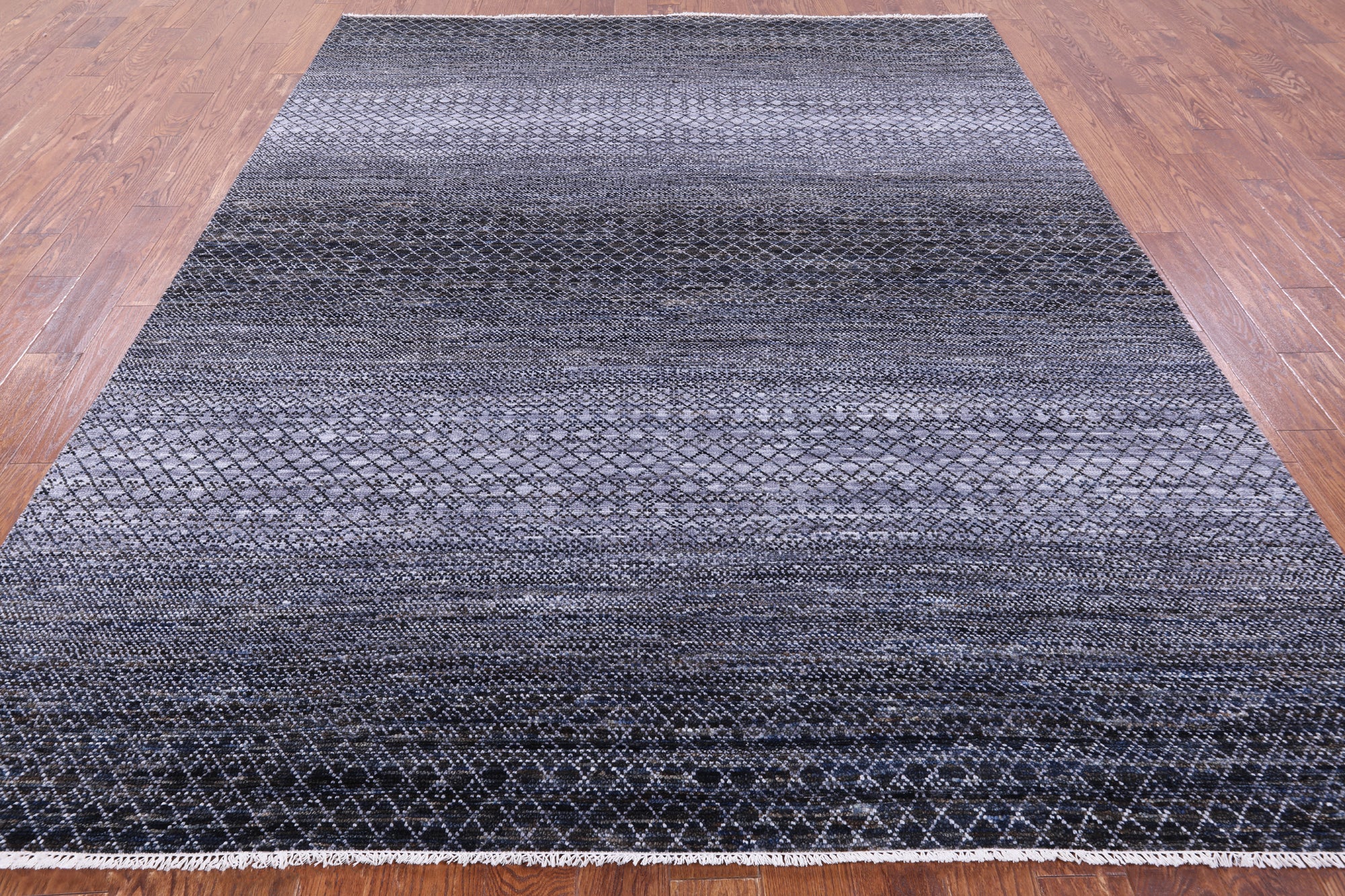 Savannah Grass Hand Knotted Wool Rug - 7' 11" X 10' 1" - Golden Nile