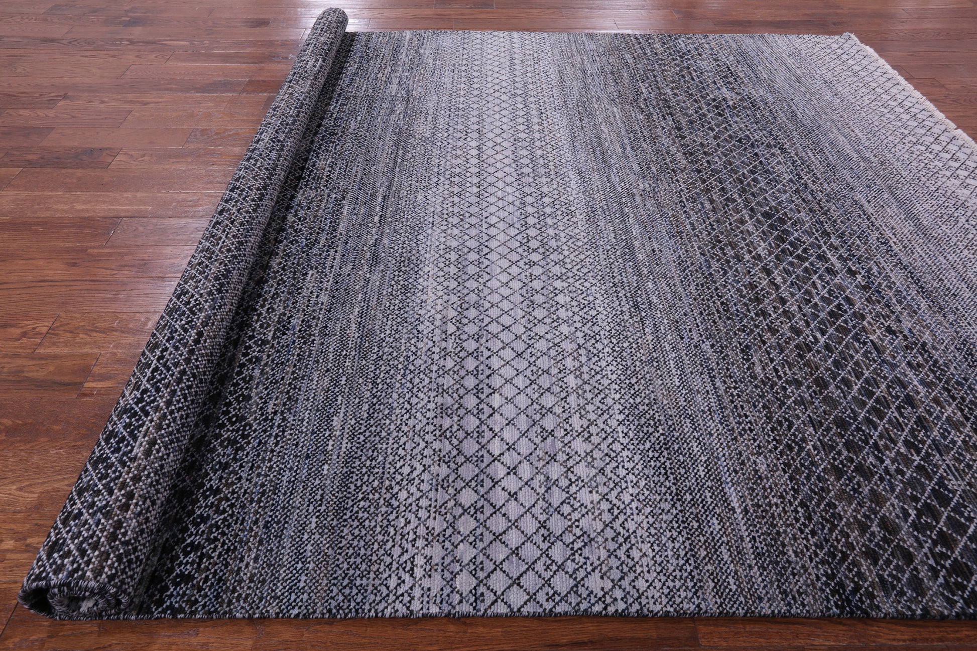 Savannah Grass Handmade Wool Rug - 8' 0" X 9' 11" - Golden Nile