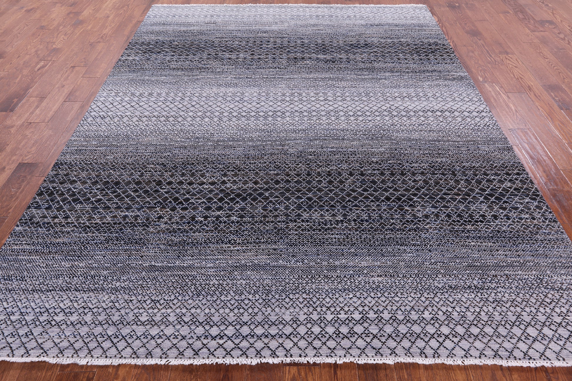 Savannah Grass Handmade Wool Rug - 8' 0" X 9' 11" - Golden Nile