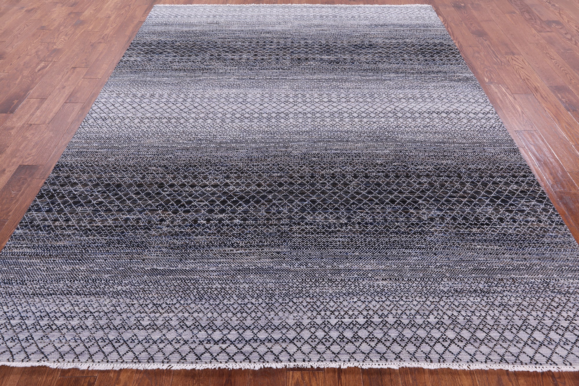 Savannah Grass Handmade Wool Rug - 8' 0" X 9' 11" - Golden Nile