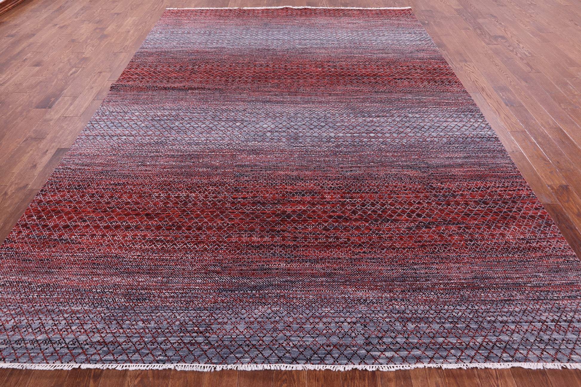 Savannah Grass Hand Knotted Wool Rug - 9' 0" X 12' 1" - Golden Nile