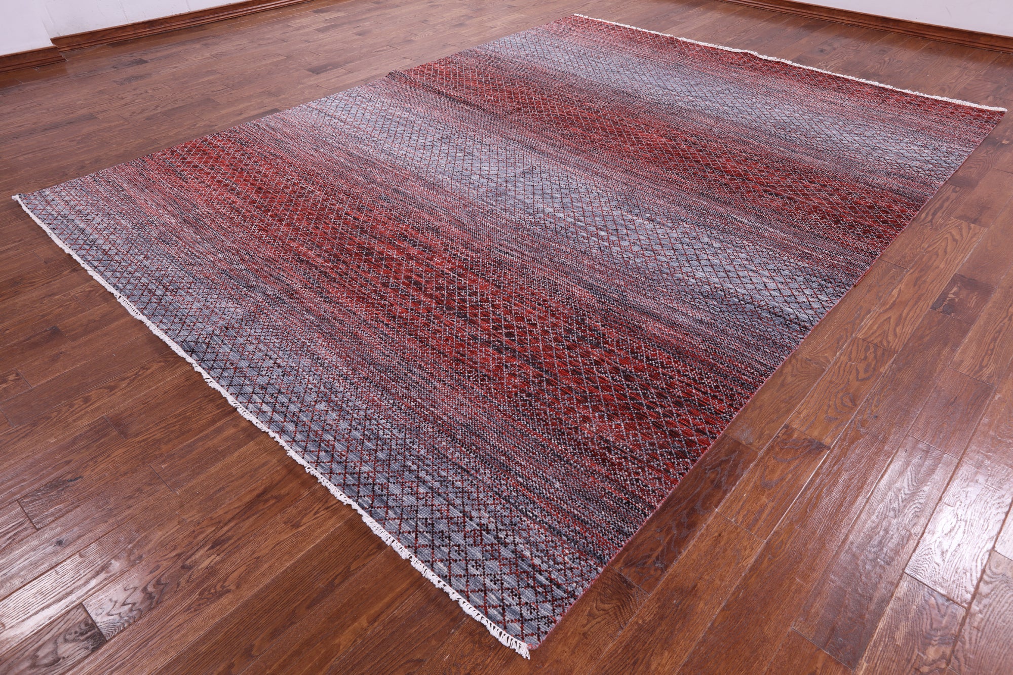 Savannah Grass Hand Knotted Wool Rug - 9' 0" X 12' 1" - Golden Nile