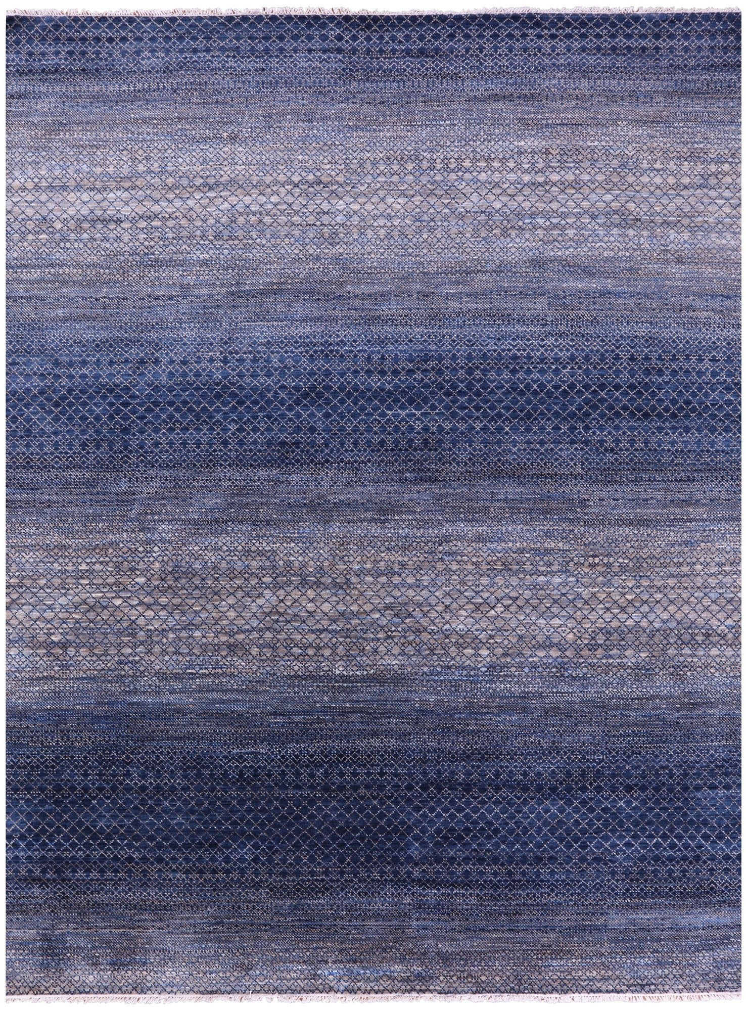 Savannah Grass Hand Knotted Wool Rug - 9' 1" X 12' 0" - Golden Nile