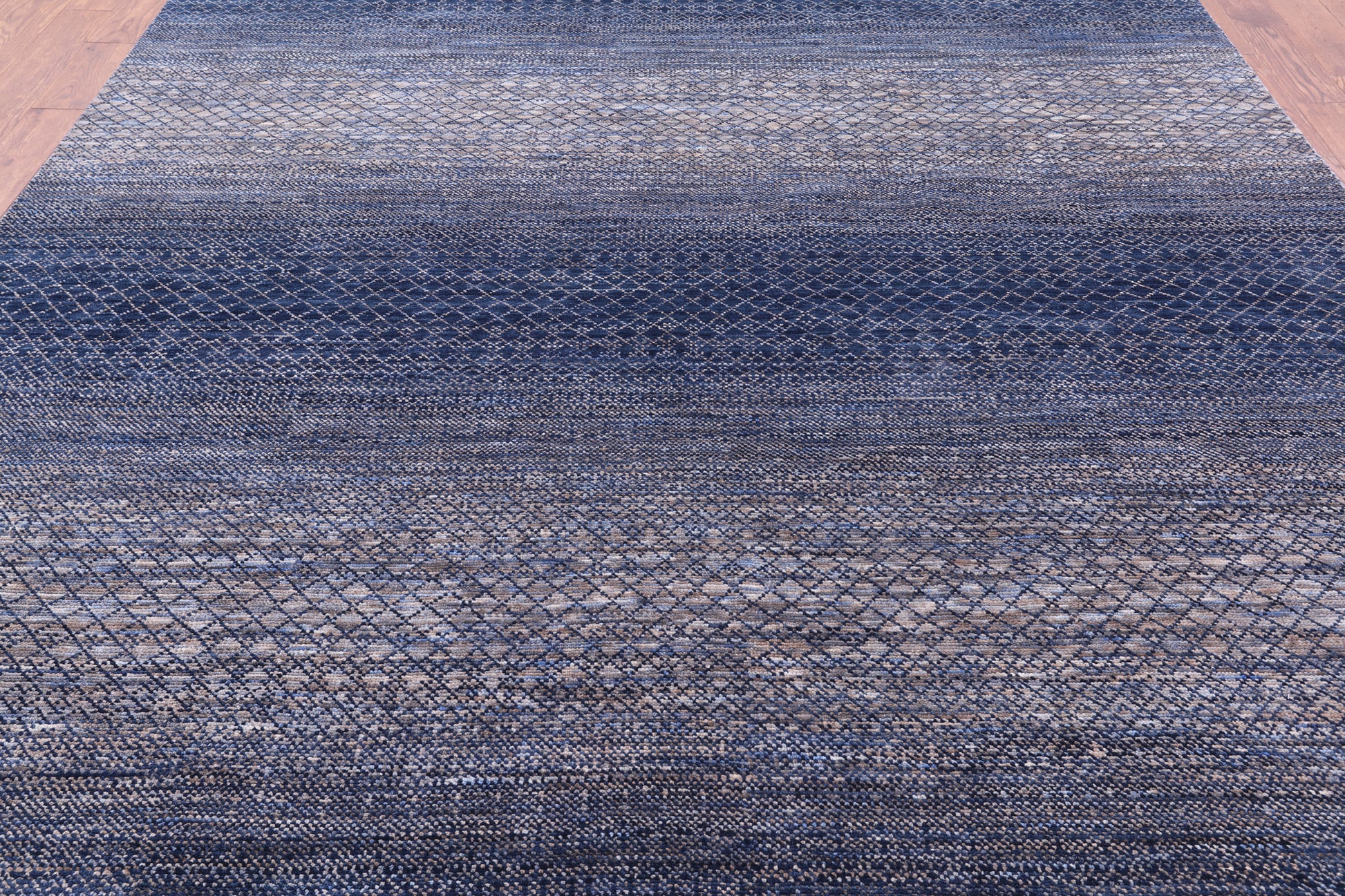 Savannah Grass Hand Knotted Wool Rug - 9' 1" X 12' 0" - Golden Nile