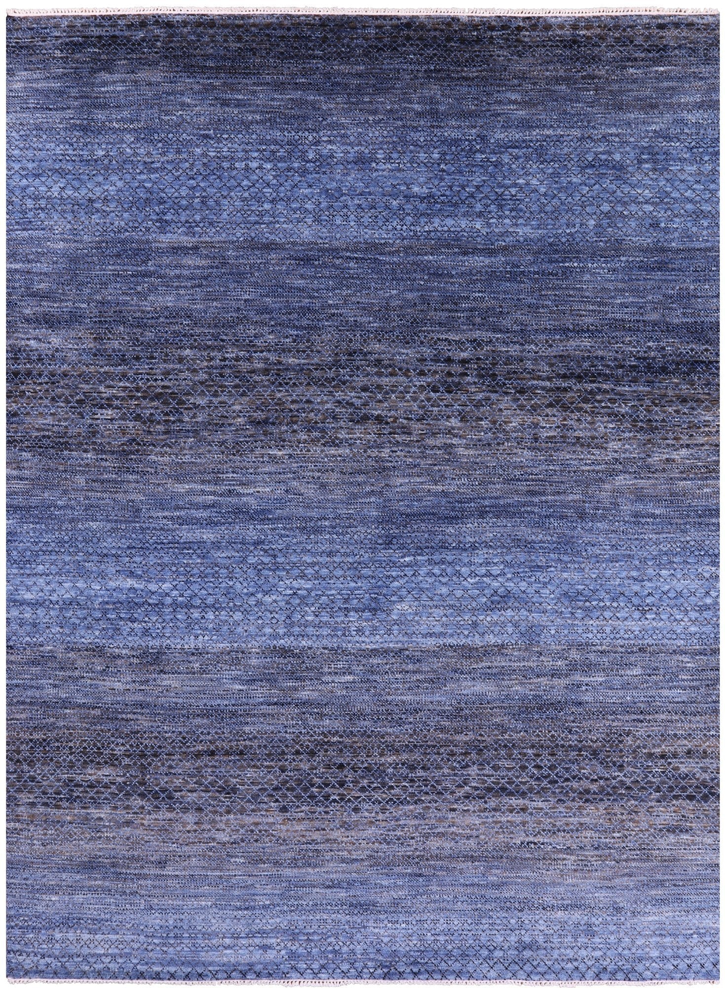 Savannah Grass Hand Knotted Wool Rug - 9' 0" X 12' 1" - Golden Nile