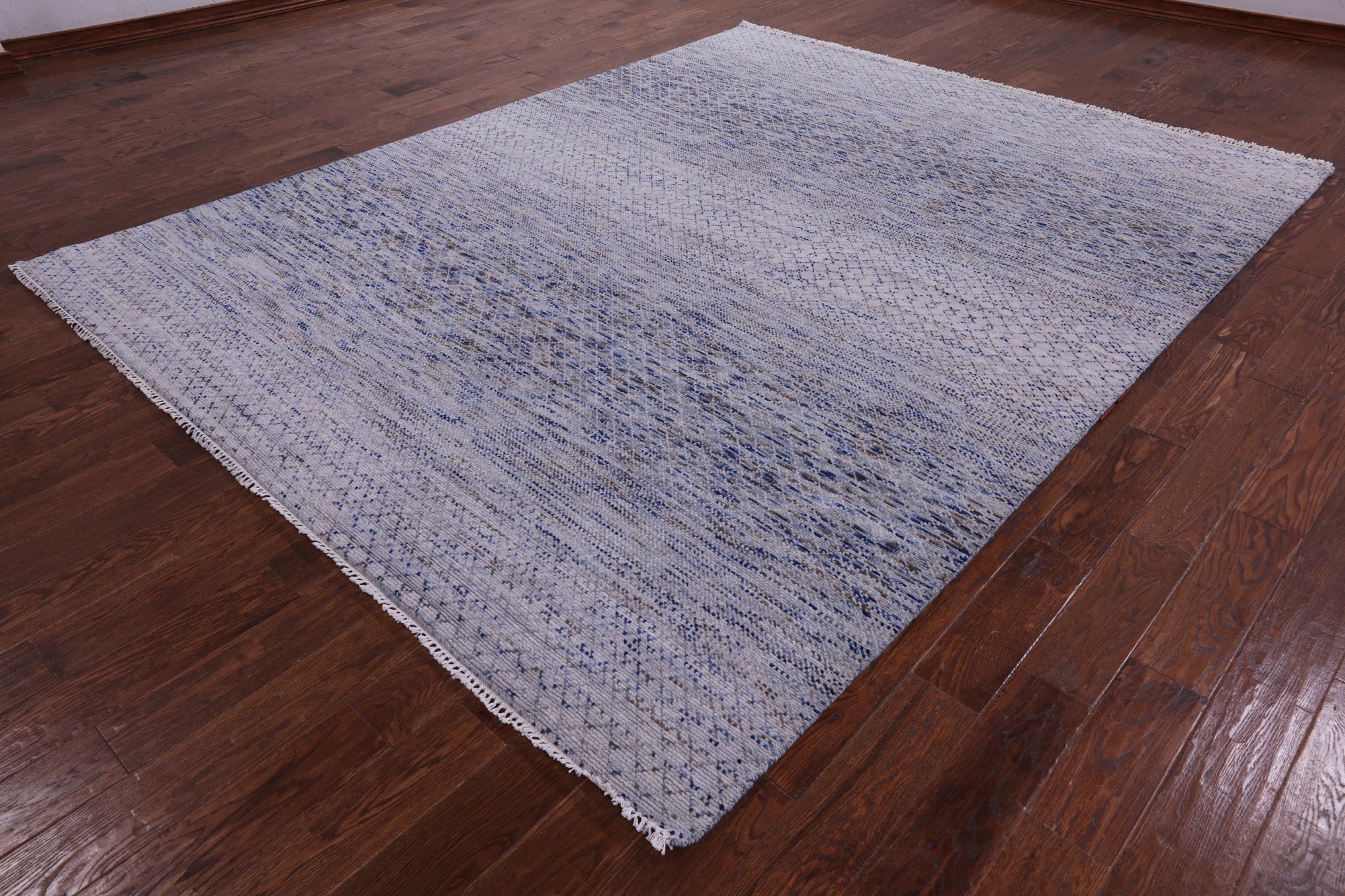 Savannah Grass Hand Knotted Wool Rug - 8' 2" X 10' 4" - Golden Nile
