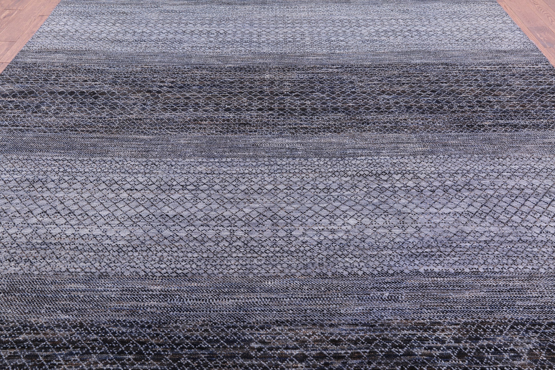 Savannah Grass Hand Knotted Wool Rug - 10' 1" X 13' 10" - Golden Nile