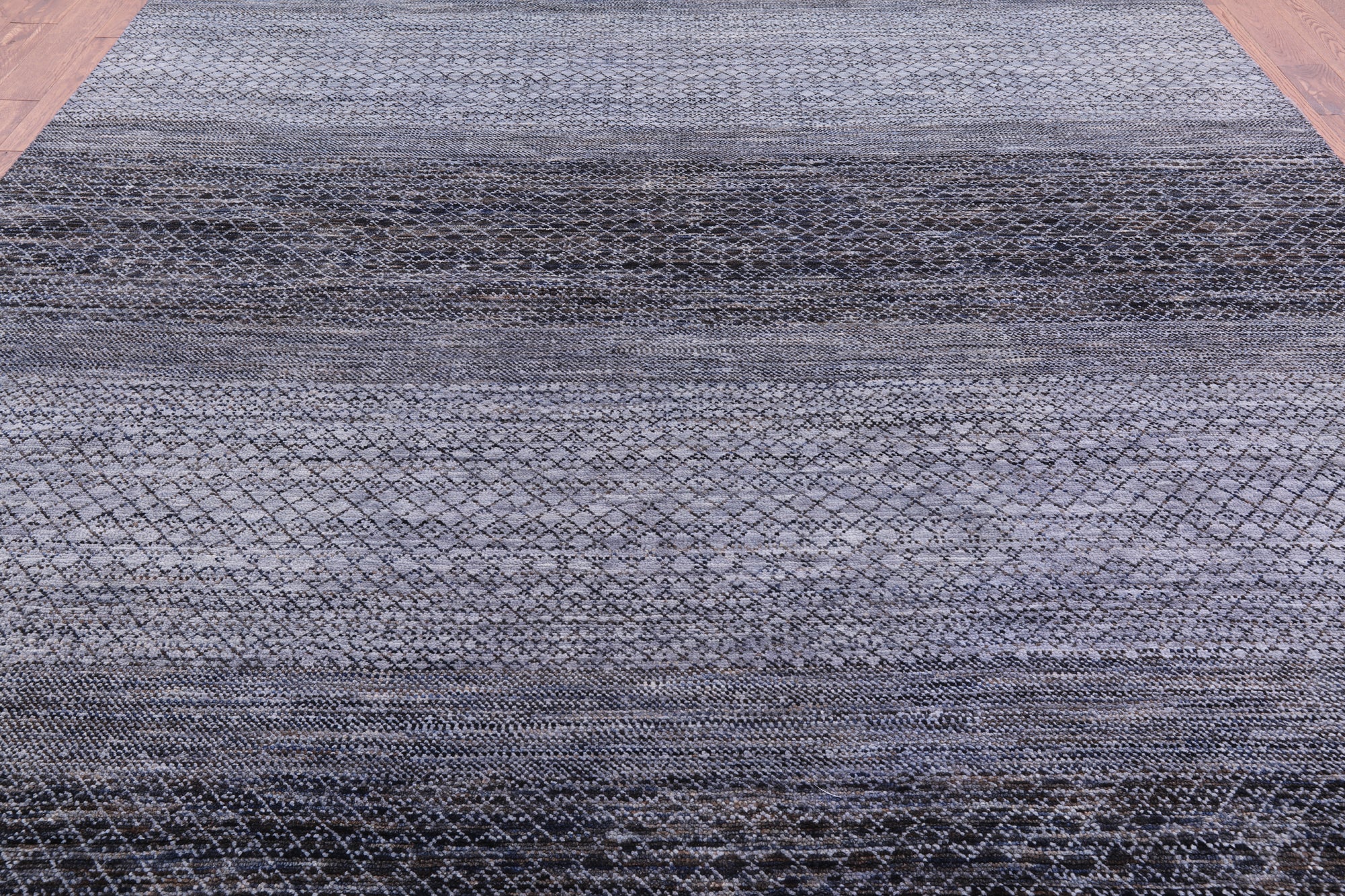 Savannah Grass Hand Knotted Wool Rug - 10' 1" X 13' 10" - Golden Nile
