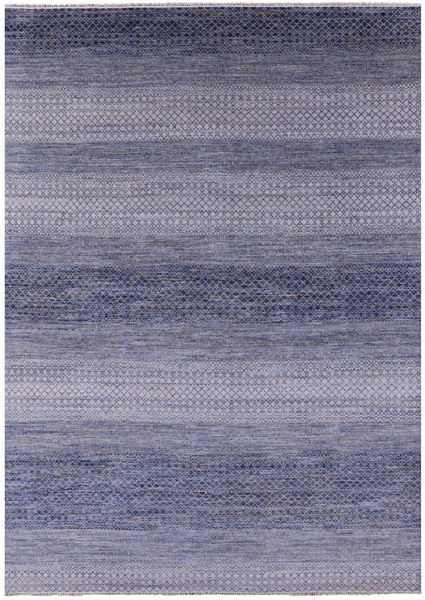 Savannah Grass Hand Knotted Wool Rug - 10' 3" X 14' 2" - Golden Nile