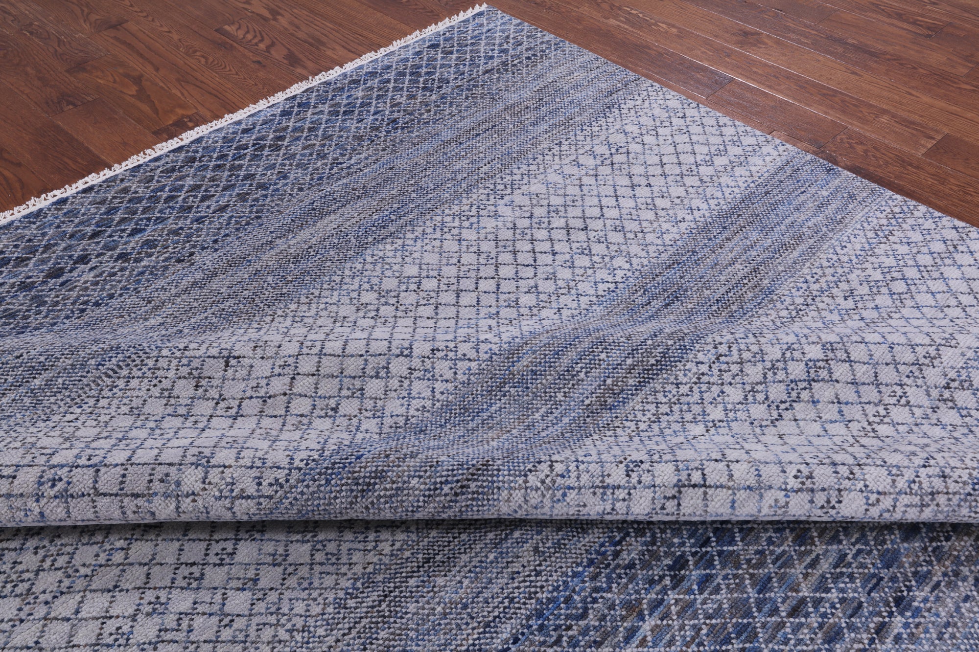 Savannah Grass Hand Knotted Wool Rug - 10' 3" X 14' 2" - Golden Nile