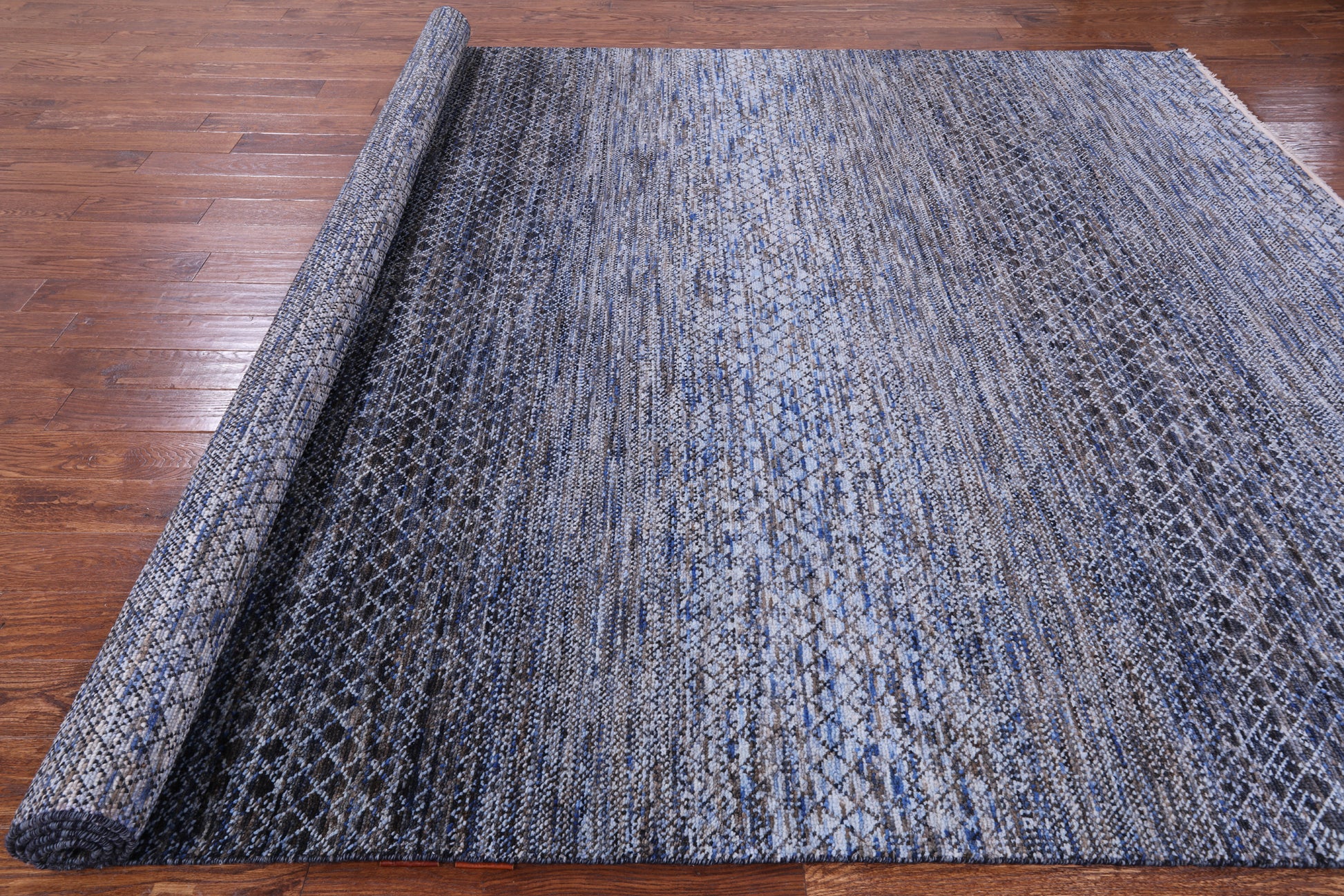 Savannah Grass Handmade Wool Rug - 9' 1" X 12' 3" - Golden Nile