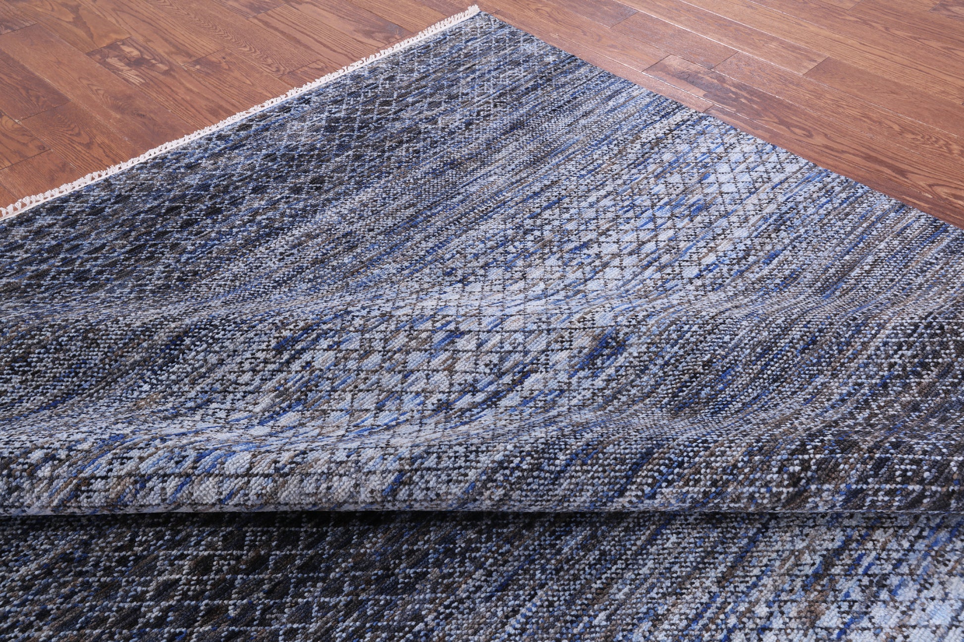Savannah Grass Handmade Wool Rug - 9' 1" X 12' 3" - Golden Nile