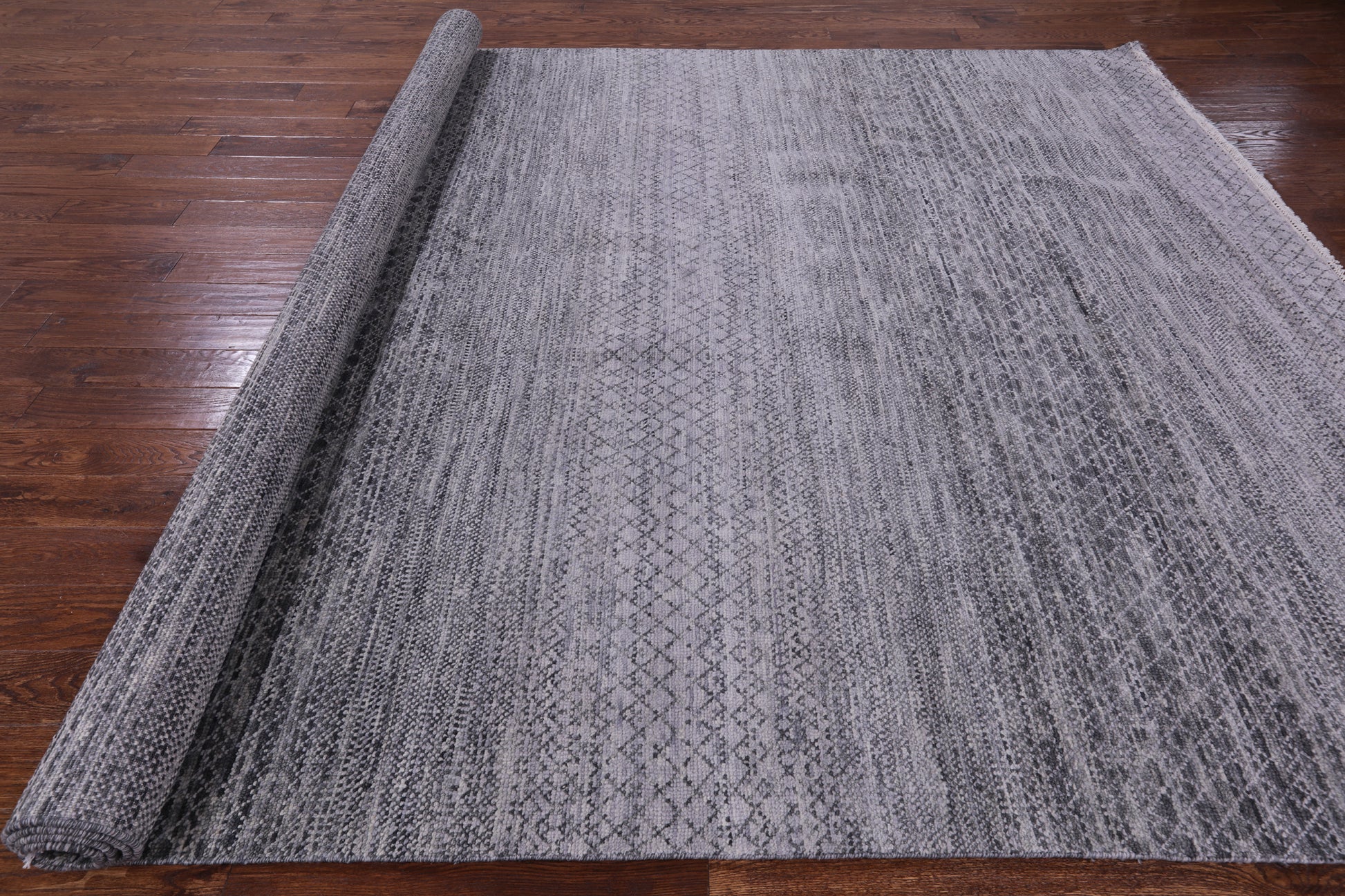 Savannah Grass Hand Knotted Wool Rug - 9' 1" X 12' 6" - Golden Nile