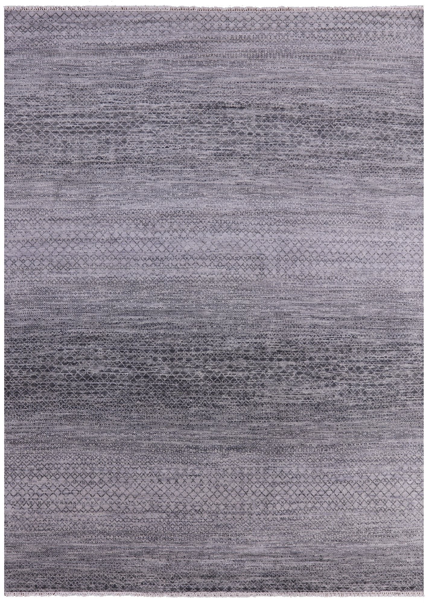 Savannah Grass Hand Knotted Wool Rug - 9' 1" X 12' 6" - Golden Nile