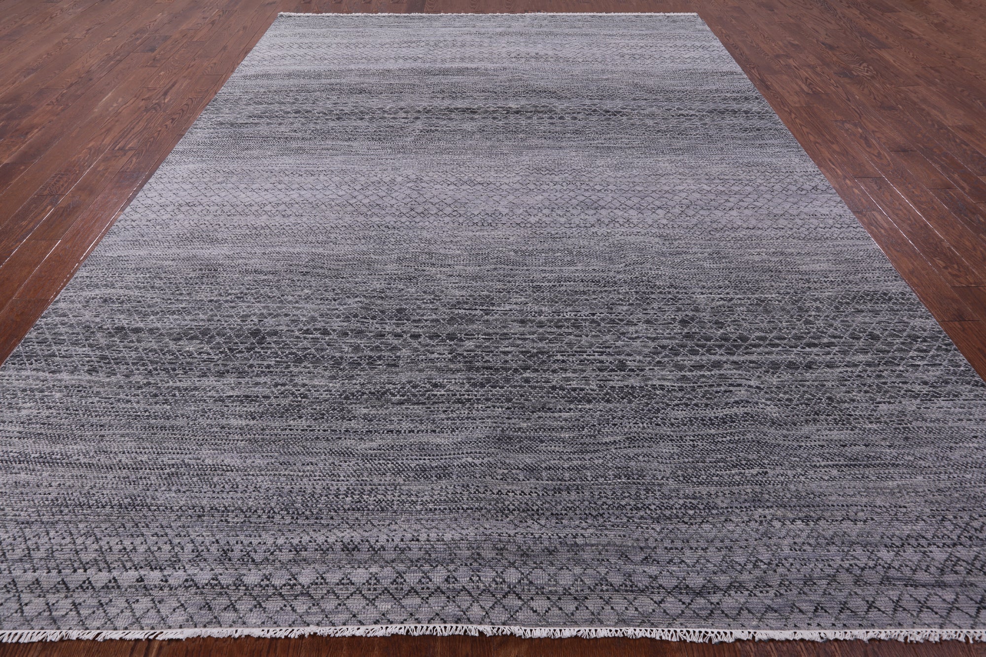 Savannah Grass Hand Knotted Wool Rug - 9' 1" X 12' 6" - Golden Nile