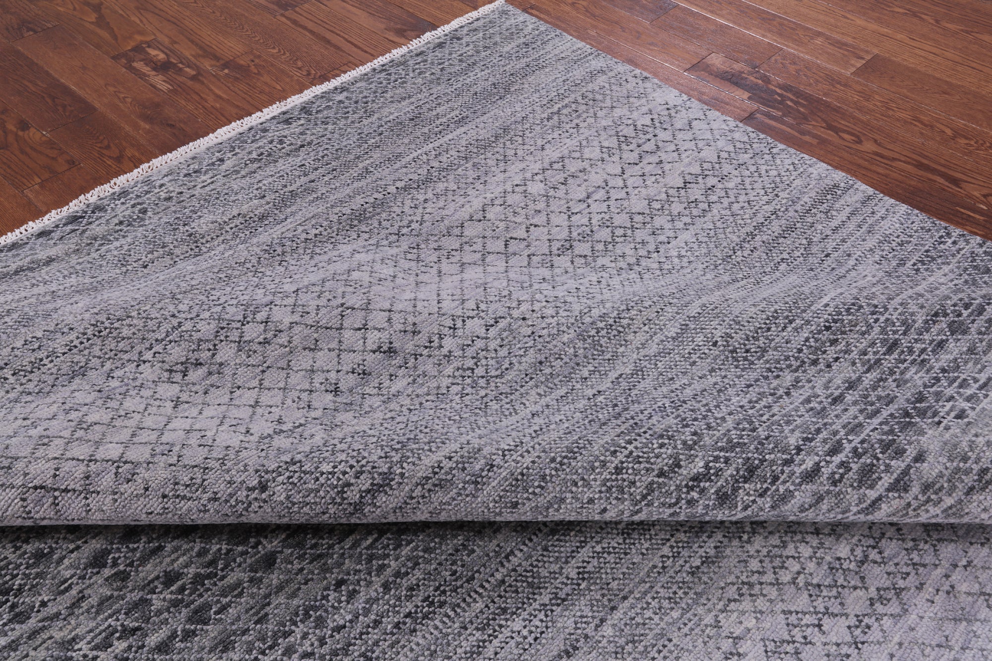 Savannah Grass Hand Knotted Wool Rug - 9' 1" X 12' 6" - Golden Nile