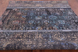 Abstract Modern Handmade Wool & Silk Rug - 9' 1" X 12' 3" - Golden Nile